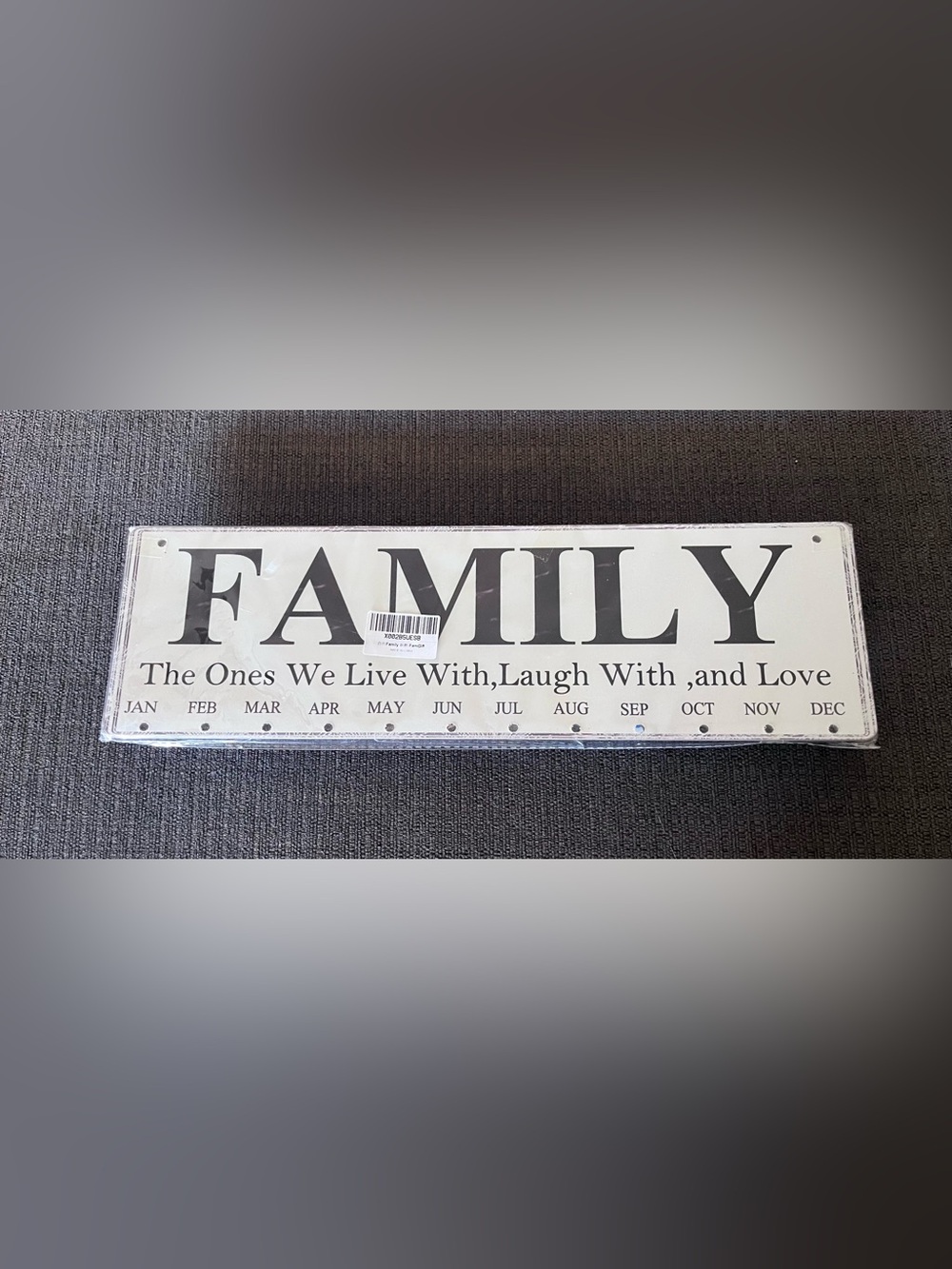 Family Wall Sign Birthday Craft Kit